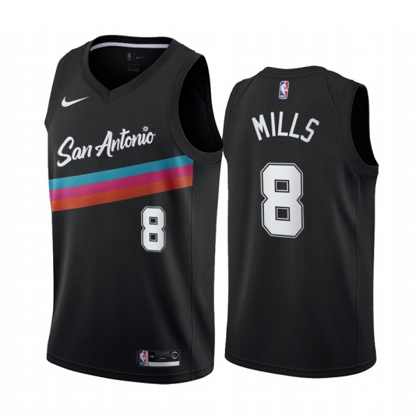 San Antonio Spurs Trikot Patty Mills 8 2020-21 City Edition Swingman - Herren